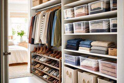 Simple Home Organization Hacks for Closets and Sock Drawers — AI-generated image