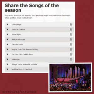 10 Free Christmas Carol Downloads from The Mormon Tabernacle Choir